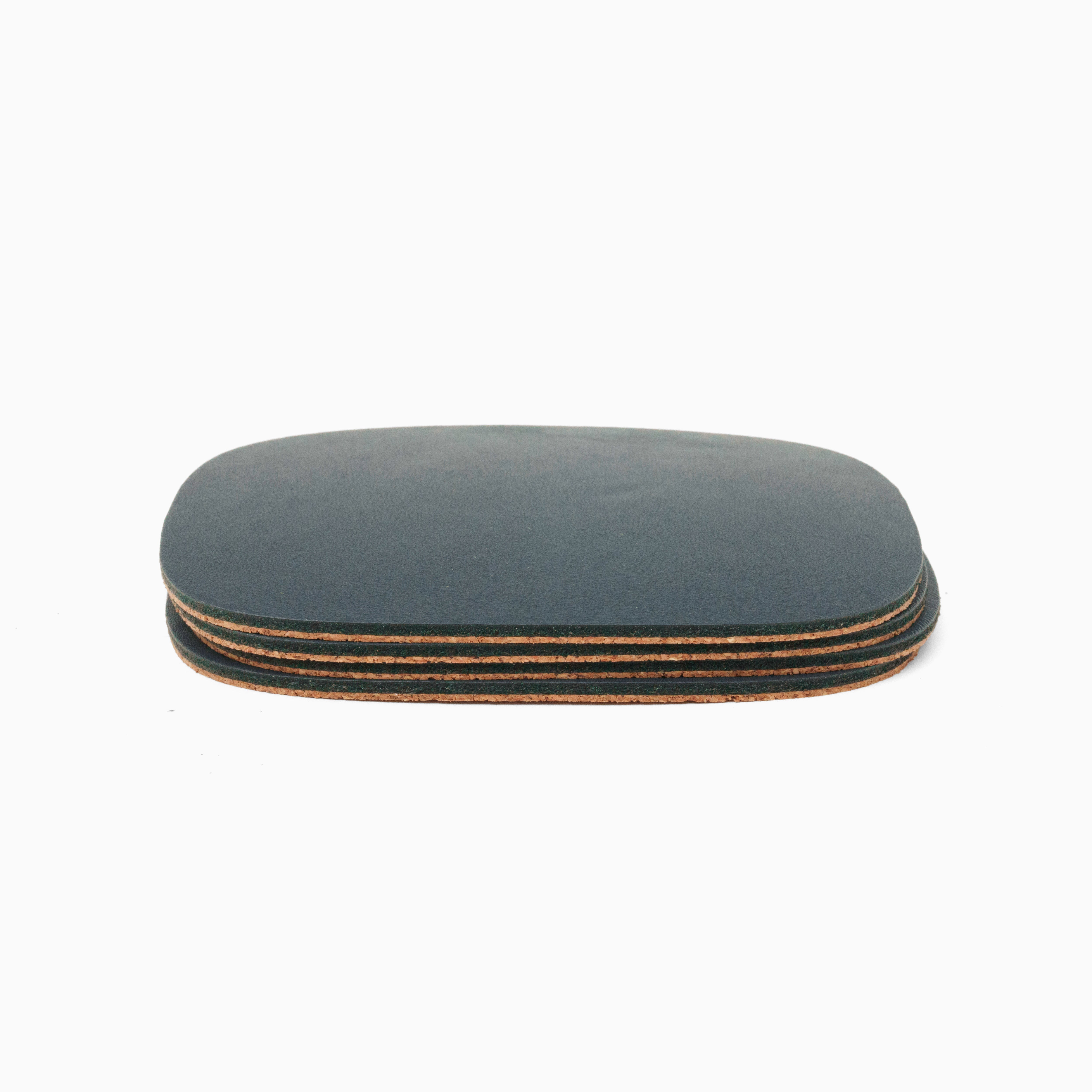 Porta-Copo Azul - Couro Legitimo