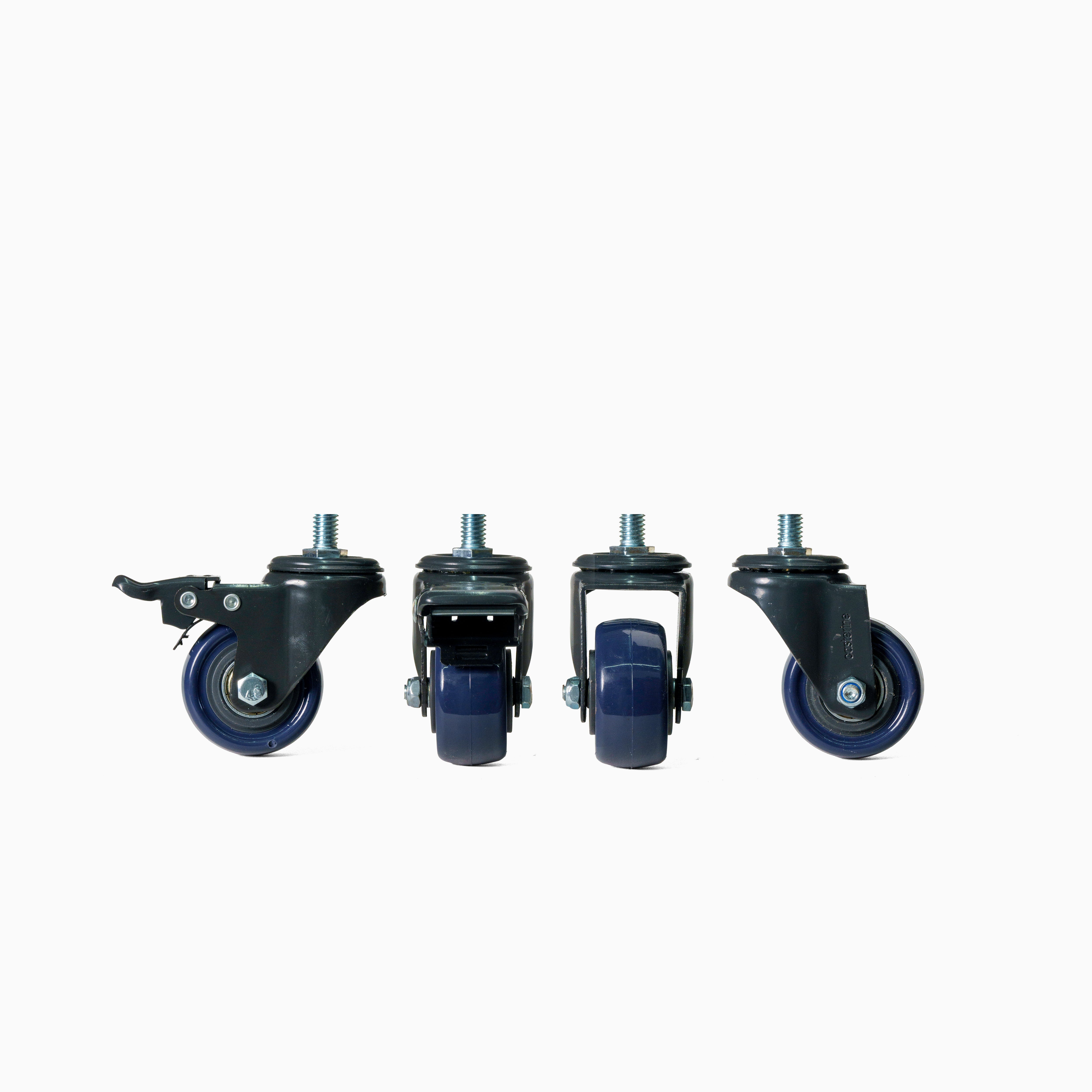 Kit de rodízios azul para mesa DS2