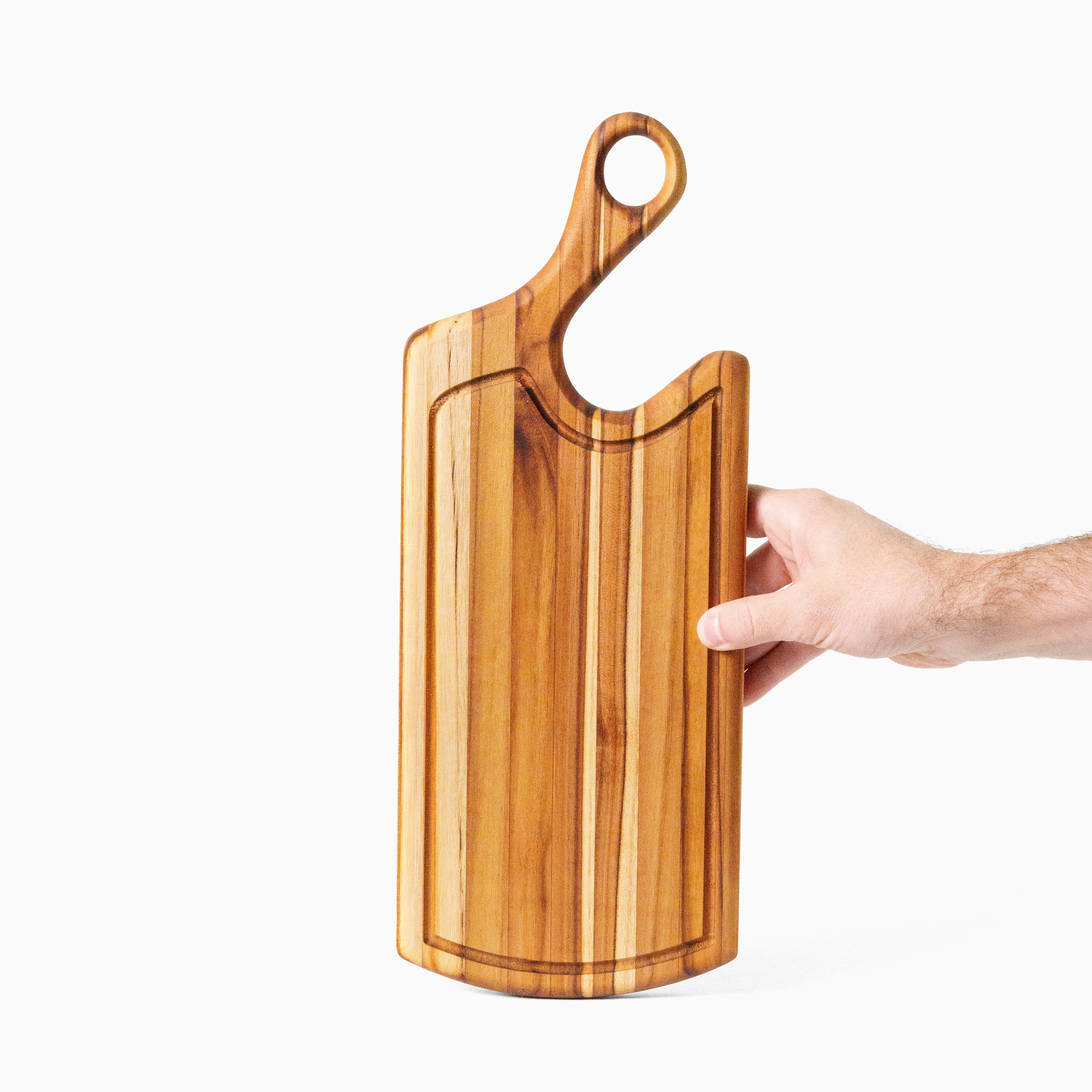 Tábua Teak Grande em madeira teca
